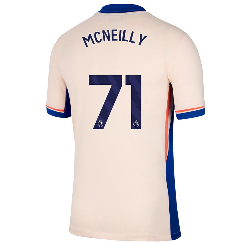 Niño Fútbol Camiseta Donnell Mcneilly #71 Beige Claro 2ª Equipación 2024/25