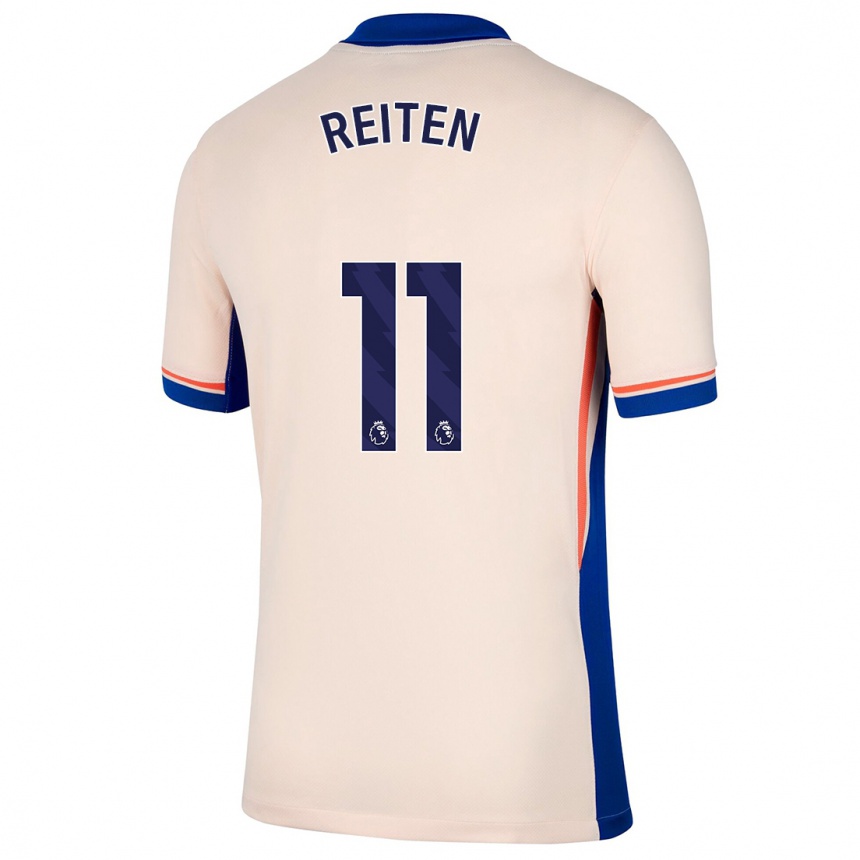 Niño Fútbol Camiseta Guro Reiten #11 Beige Claro 2ª Equipación 2024/25