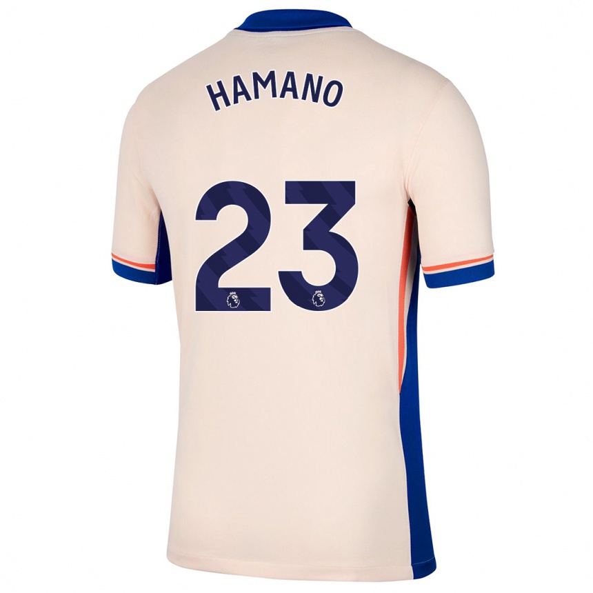 Niño Fútbol Camiseta Maika Hamano #23 Beige Claro 2ª Equipación 2024/25