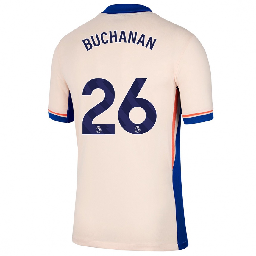 Niño Fútbol Camiseta Kadeisha Buchanan #26 Beige Claro 2ª Equipación 2024/25