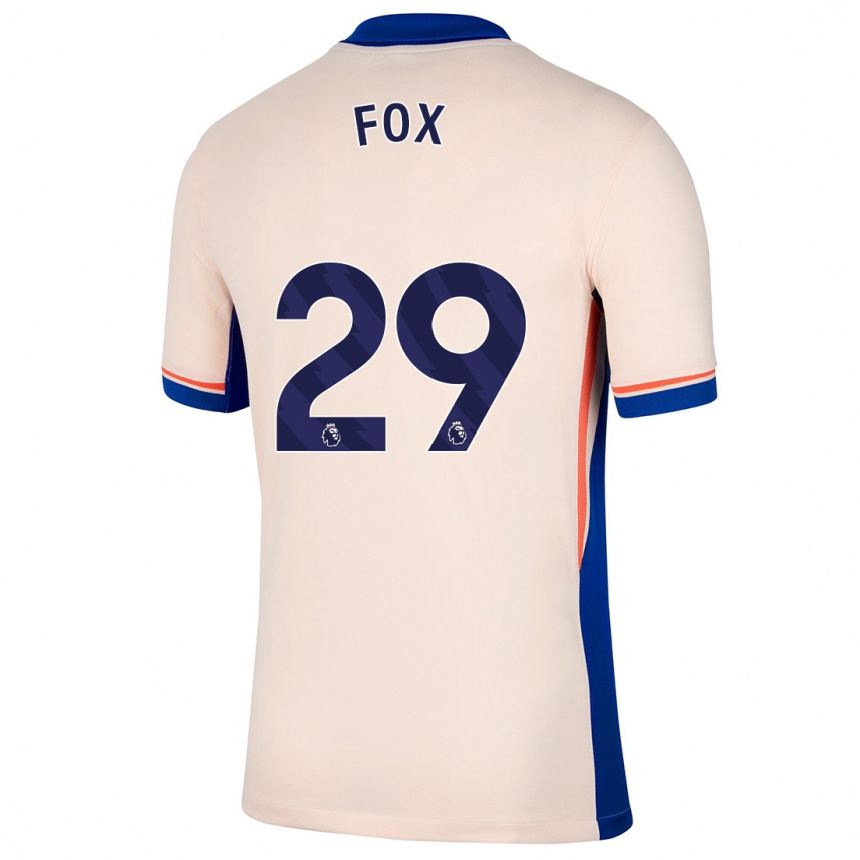 Niño Fútbol Camiseta Jorja Fox #29 Beige Claro 2ª Equipación 2024/25