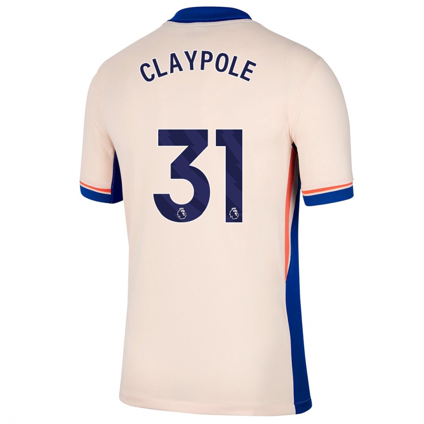 Niño Fútbol Camiseta Aimee Claypole #31 Beige Claro 2ª Equipación 2024/25