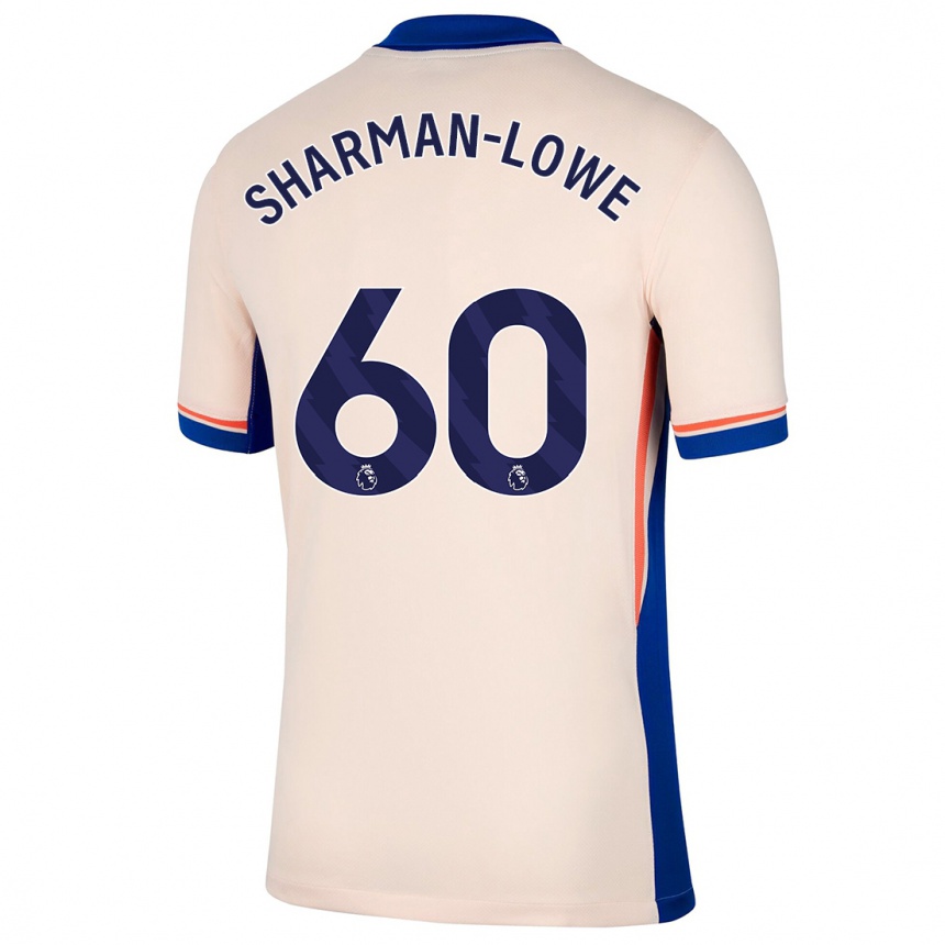 Niño Fútbol Camiseta Teddy Sharman-Lowe #60 Beige Claro 2ª Equipación 2024/25