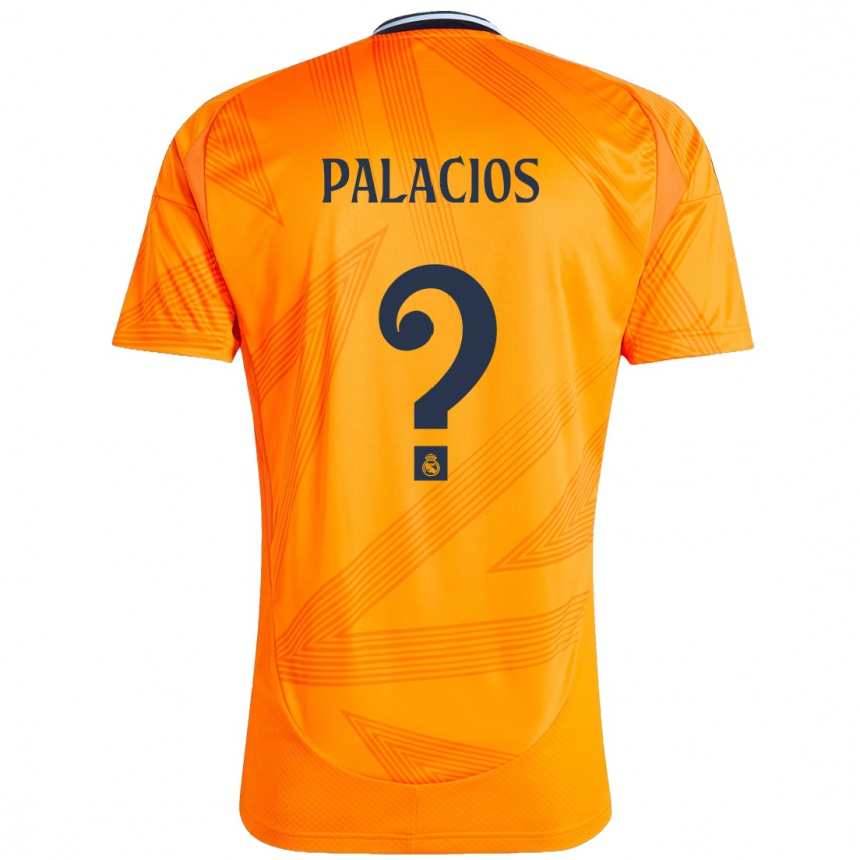 Niño Fútbol Camiseta Cesar Palacios #0 Naranja 2ª Equipación 2024/25