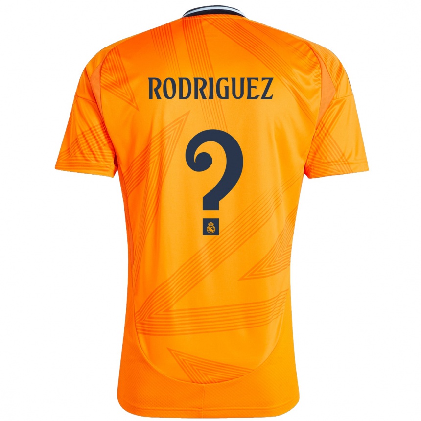 Niño Fútbol Camiseta Alvaro Rodriguez #0 Naranja 2ª Equipación 2024/25