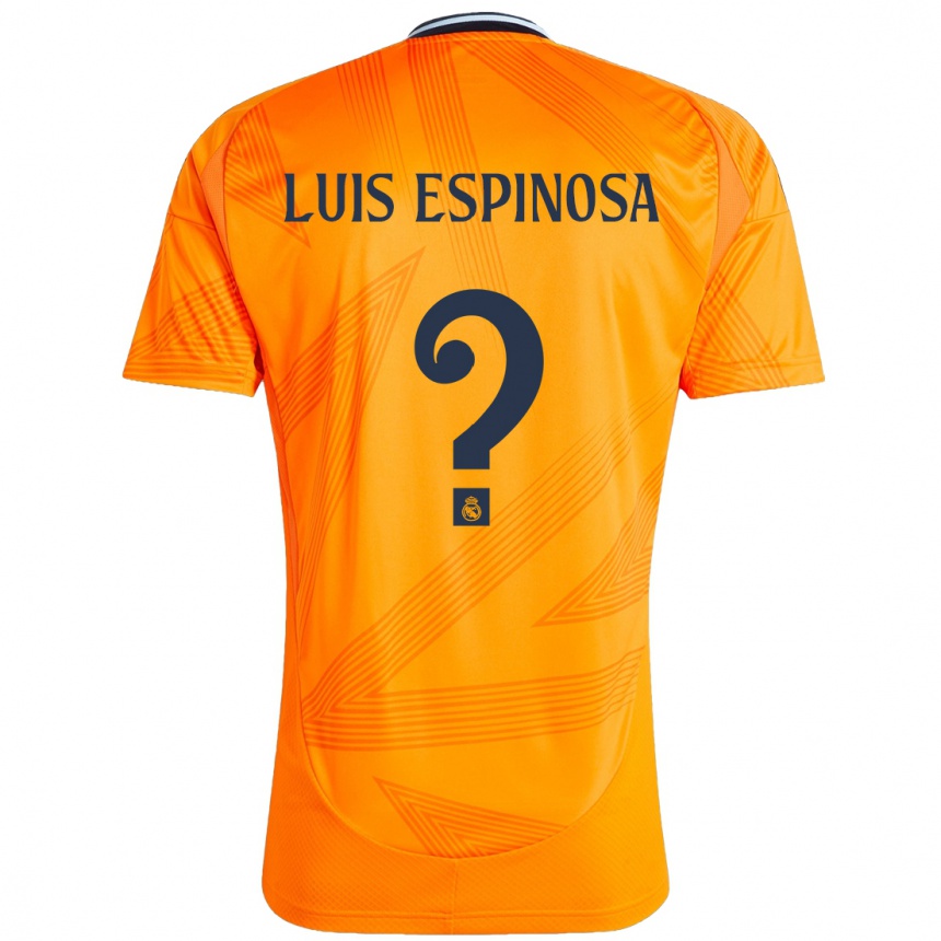 Niño Fútbol Camiseta José Luis Espinosa #0 Naranja 2ª Equipación 2024/25