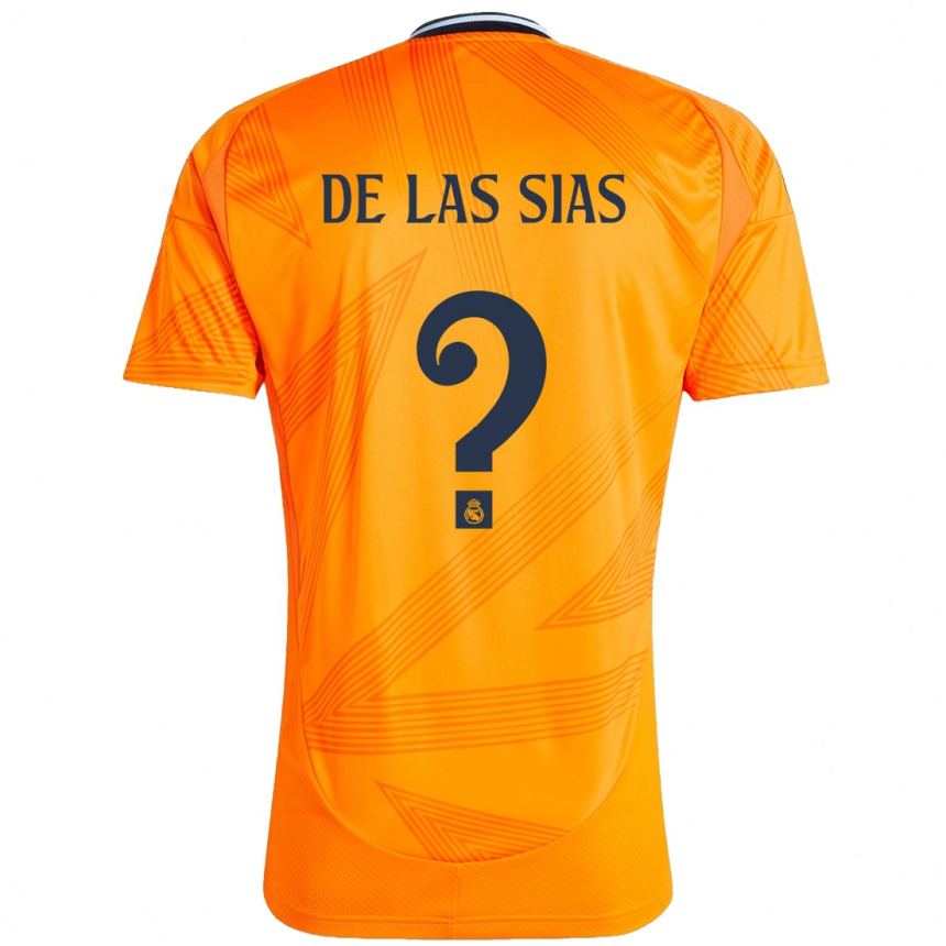 Niño Fútbol Camiseta Marcos De Las Sias #0 Naranja 2ª Equipación 2024/25