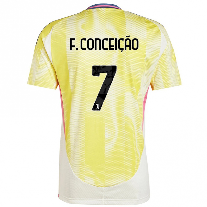 Niño Fútbol Camiseta Francisco Conceicao #7 Naranja 2ª Equipación 2024/25