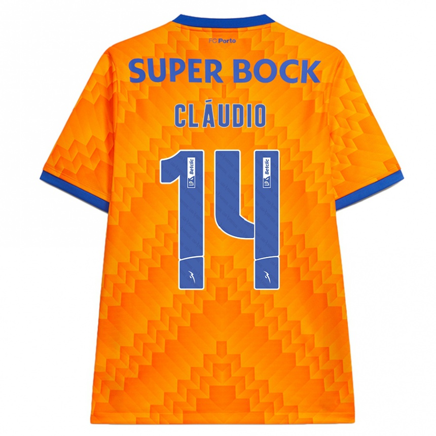 Niño Fútbol Camiseta Cláudio Ramos #14 Naranja 2ª Equipación 2024/25