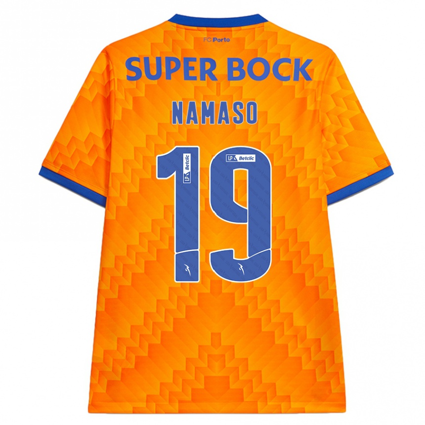 Niño Fútbol Camiseta Danny Namaso #19 Naranja 2ª Equipación 2024/25