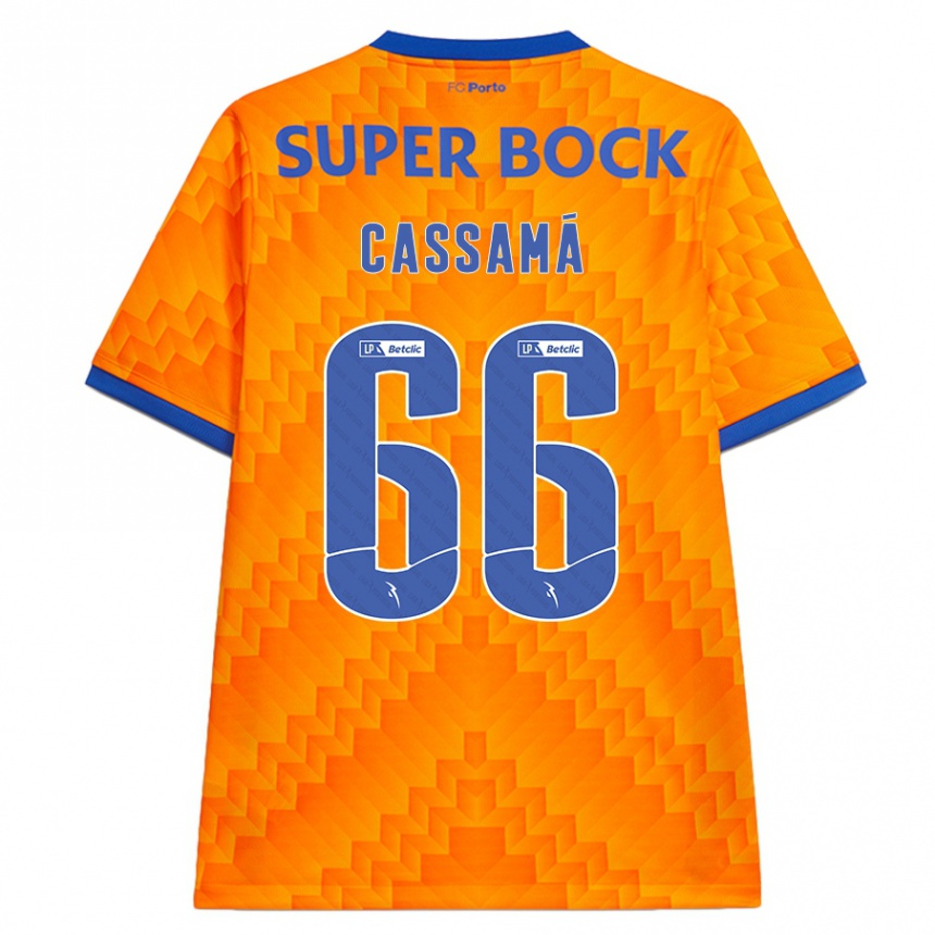 Niño Fútbol Camiseta Adramane Cassamá #66 Naranja 2ª Equipación 2024/25