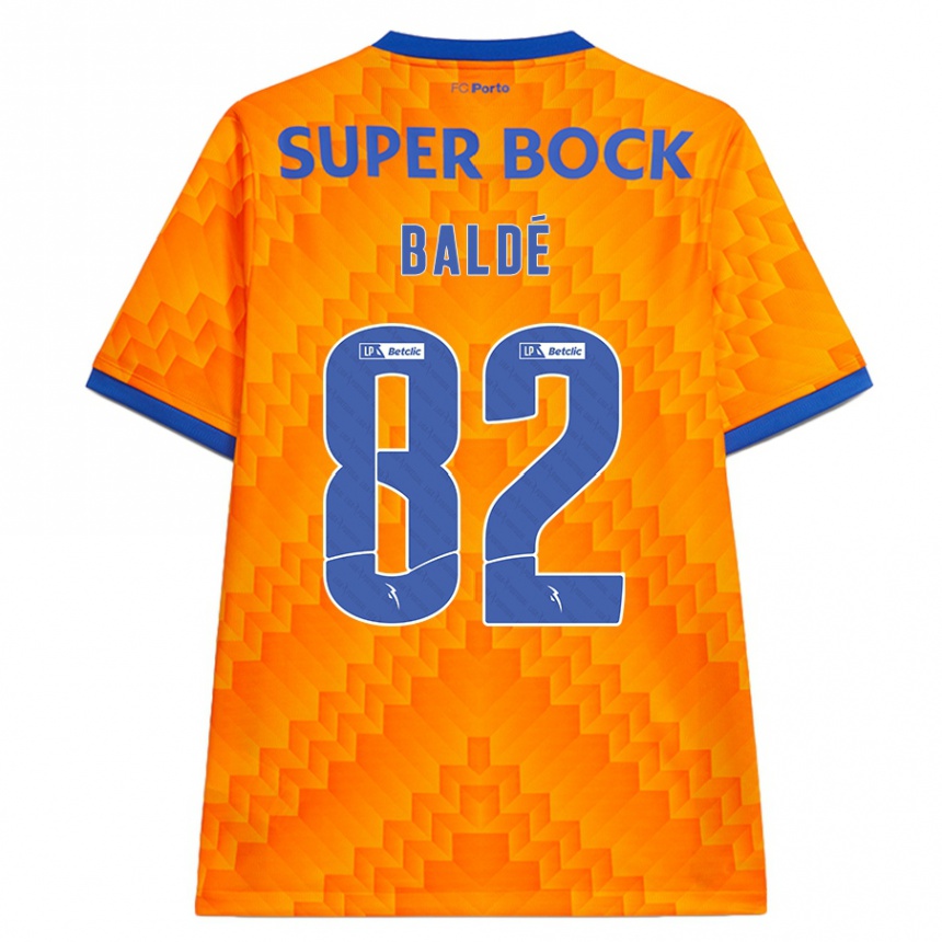 Niño Fútbol Camiseta Alfa Baldé #82 Naranja 2ª Equipación 2024/25