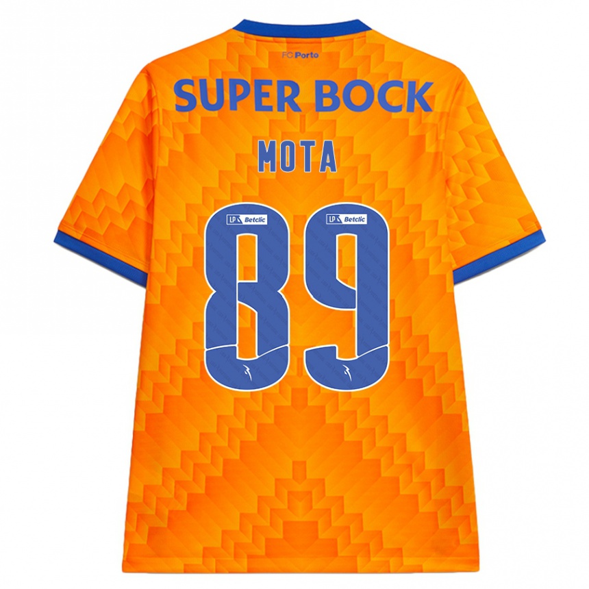 Niño Fútbol Camiseta Luís Mota #89 Naranja 2ª Equipación 2024/25