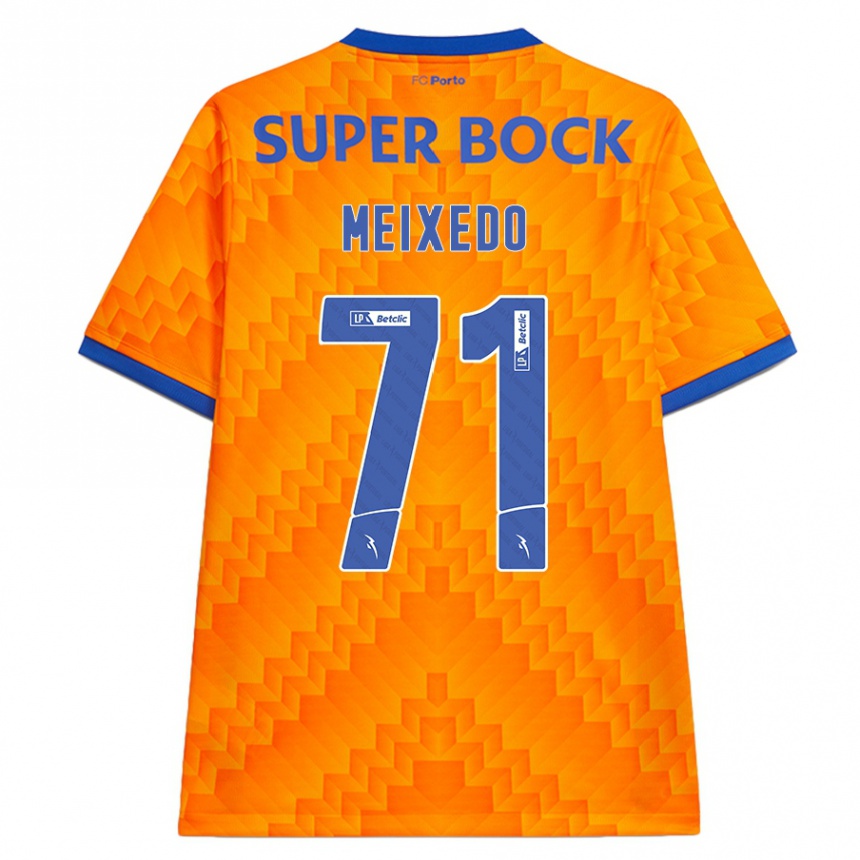 Niño Fútbol Camiseta Francisco Meixedo #71 Naranja 2ª Equipación 2024/25