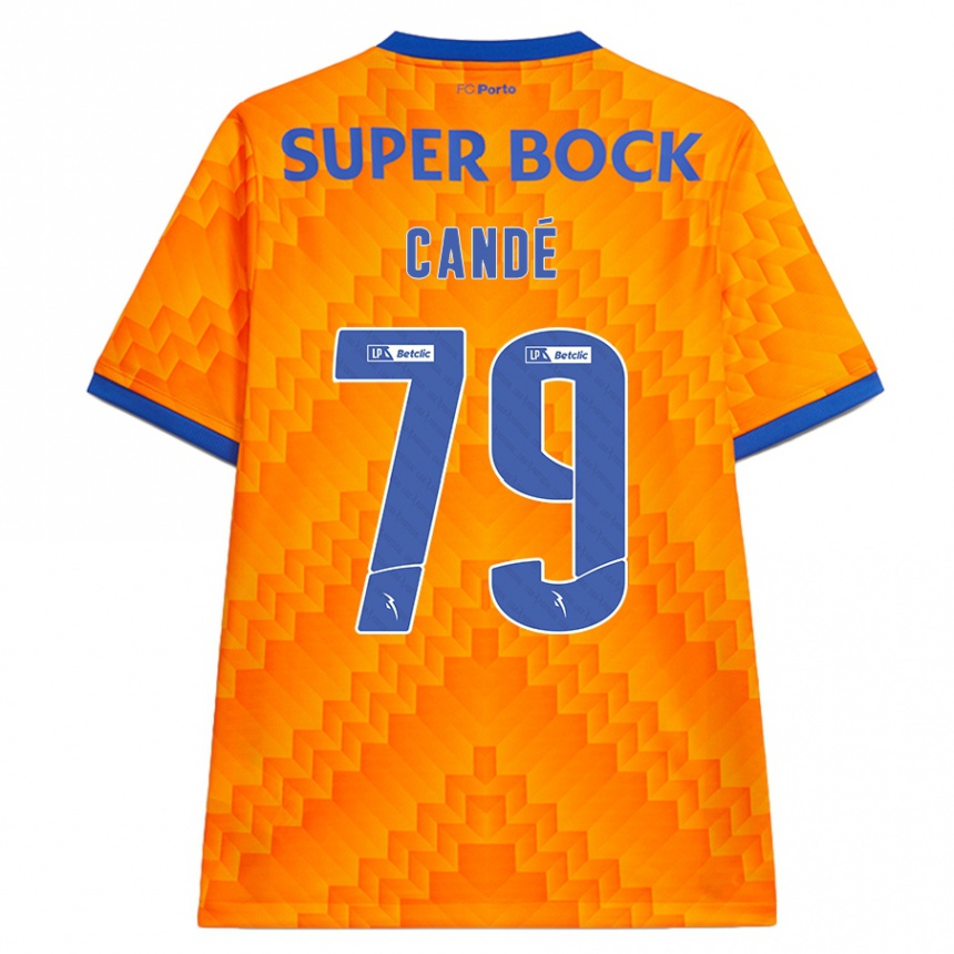 Niño Fútbol Camiseta Umaro Candé #79 Naranja 2ª Equipación 2024/25