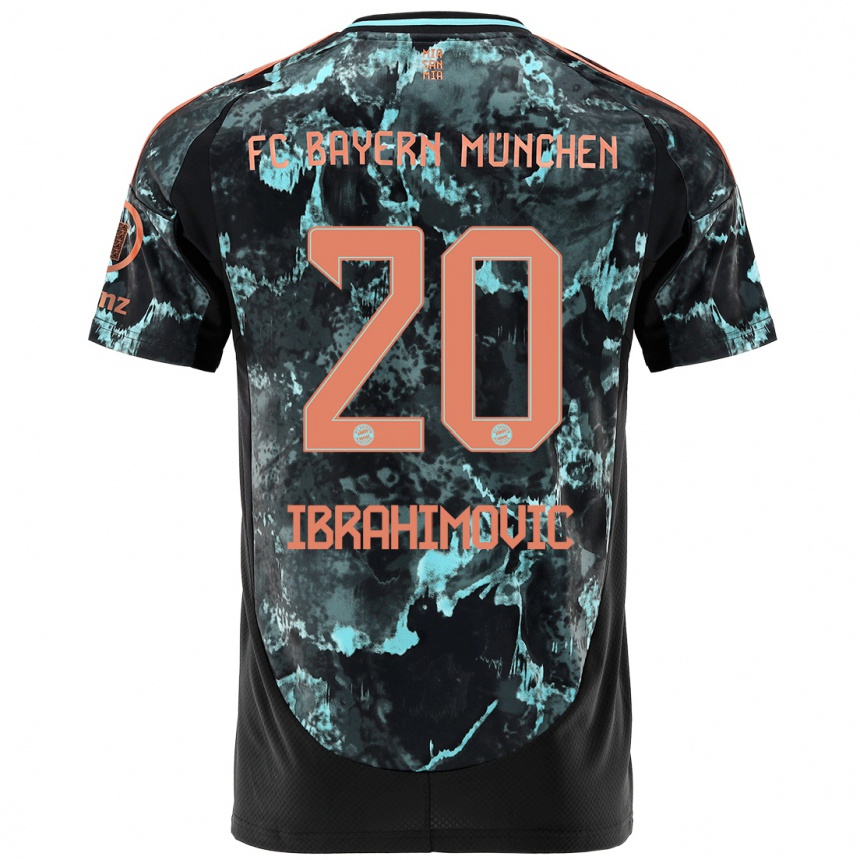 Niño Fútbol Camiseta Arijon Ibrahimovic #20 Negro 2ª Equipación 2024/25