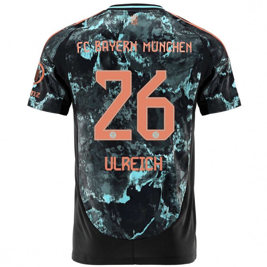 Niño Fútbol Camiseta Sven Ulreich #26 Negro 2ª Equipación 2024/25