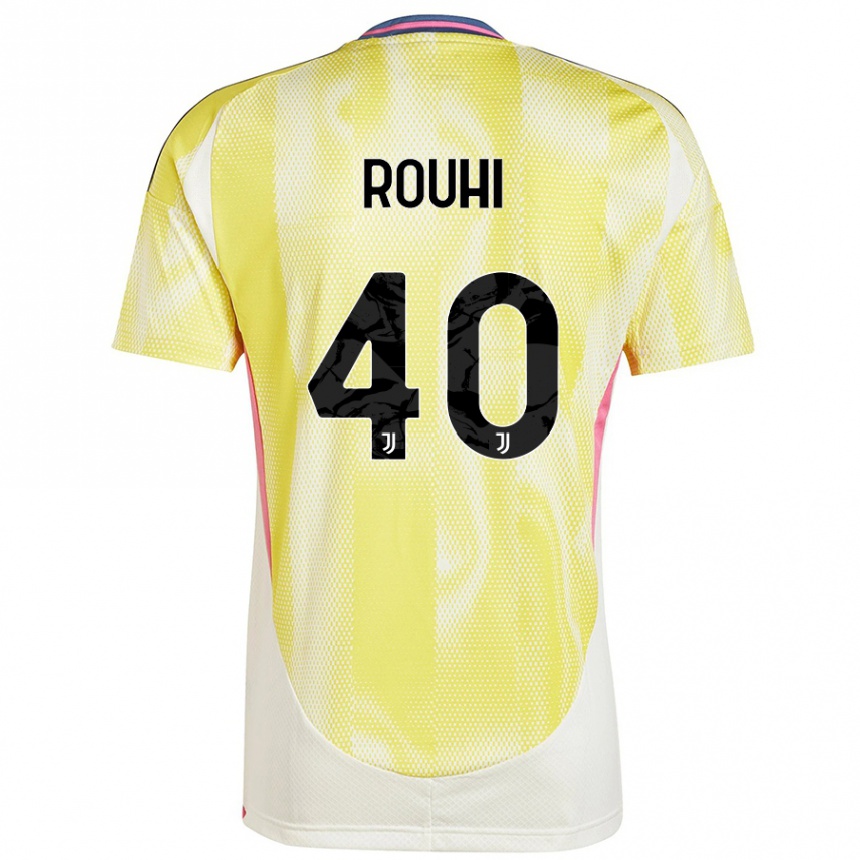 Niño Fútbol Camiseta Jonas Rouhi #40 Amarillo Solar 2ª Equipación 2024/25