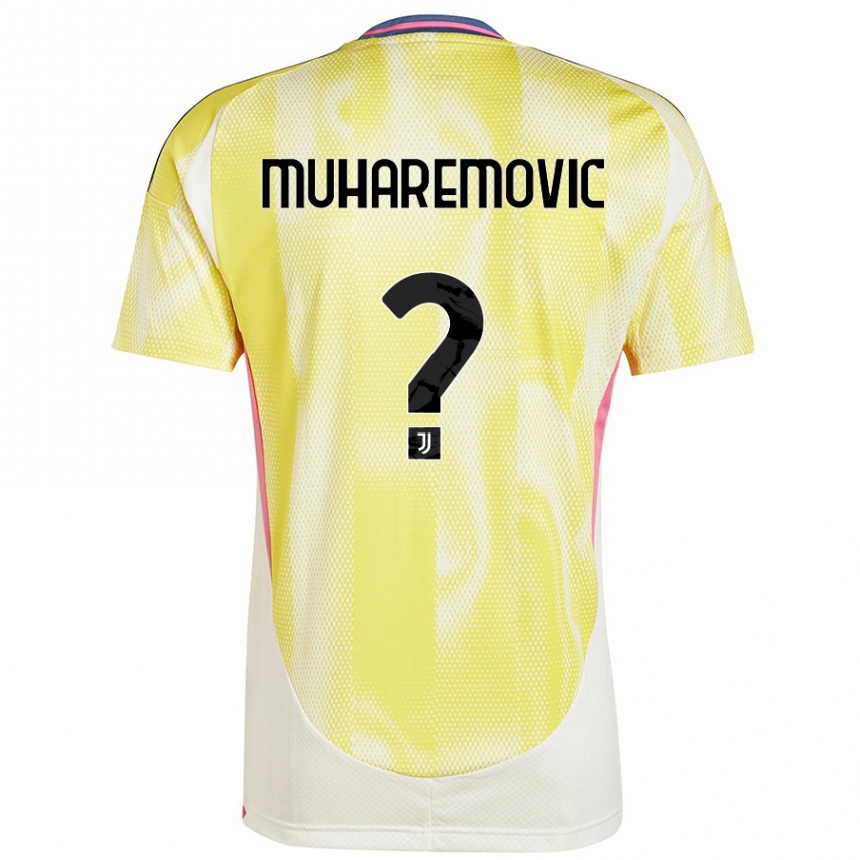 Niño Fútbol Camiseta Tarik Muharemovic #0 Amarillo Solar 2ª Equipación 2024/25