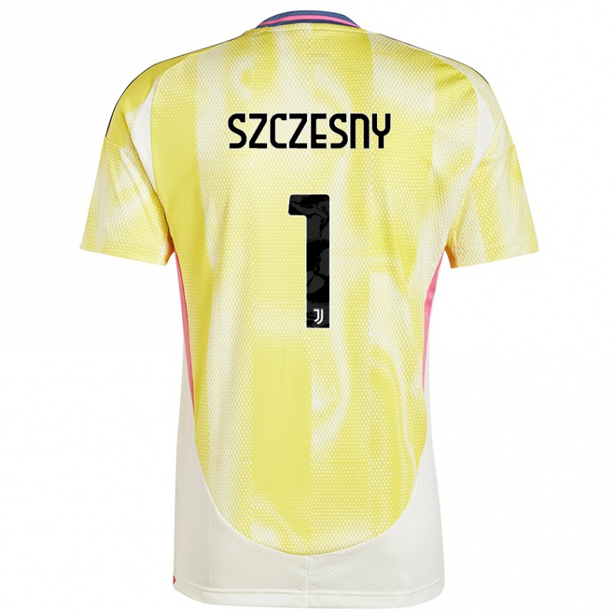 Niño Fútbol Camiseta Wojciech Szczesny #1 Amarillo Solar 2ª Equipación 2024/25