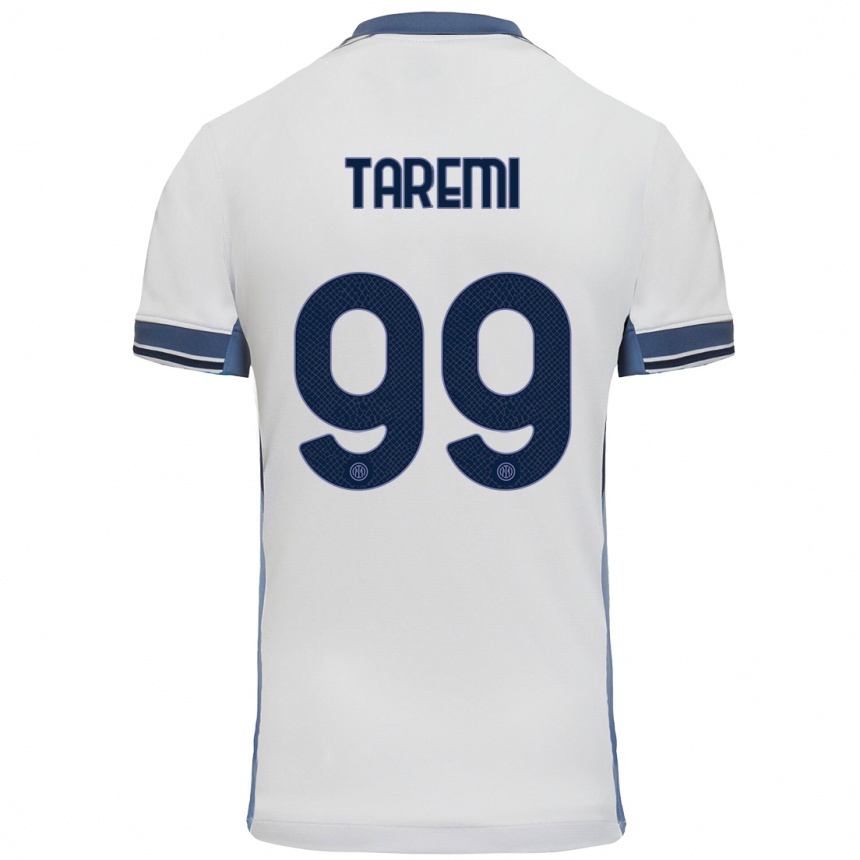 Niño Fútbol Camiseta Mehdi Taremi #99 Blanco Gris 2ª Equipación 2024/25