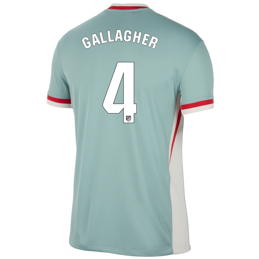 Niño Fútbol Camiseta Conor Gallagher #4 Beige Claro Azul 2ª Equipación 2024/25