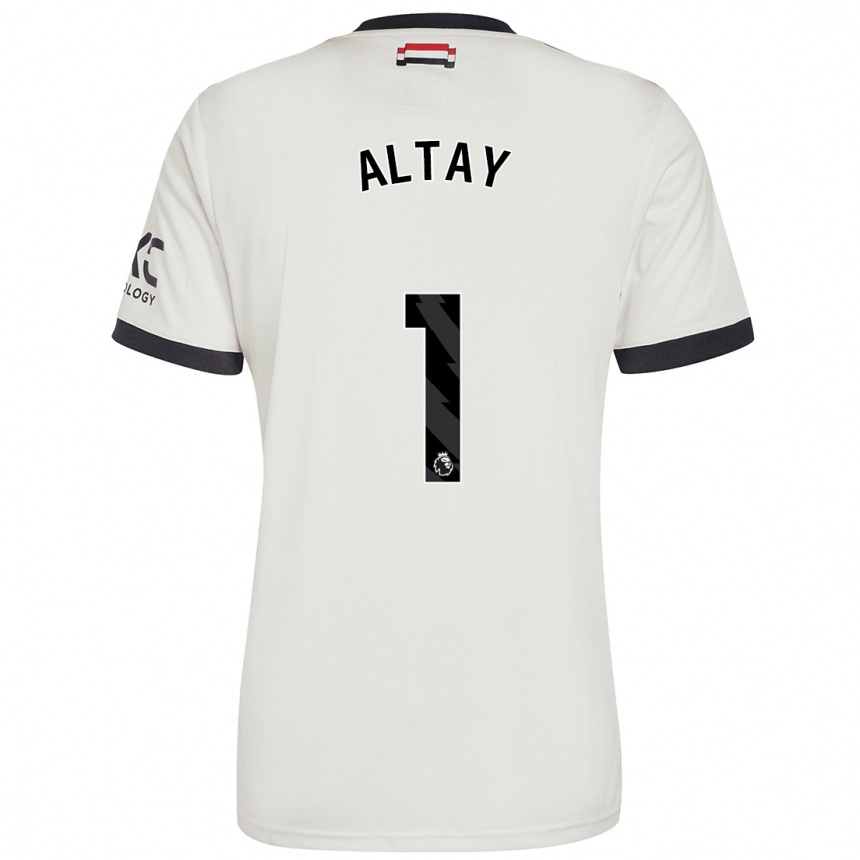 Niño Fútbol Camiseta Altay Bayindir #1 Blanquecino Equipación Tercera 2024/25