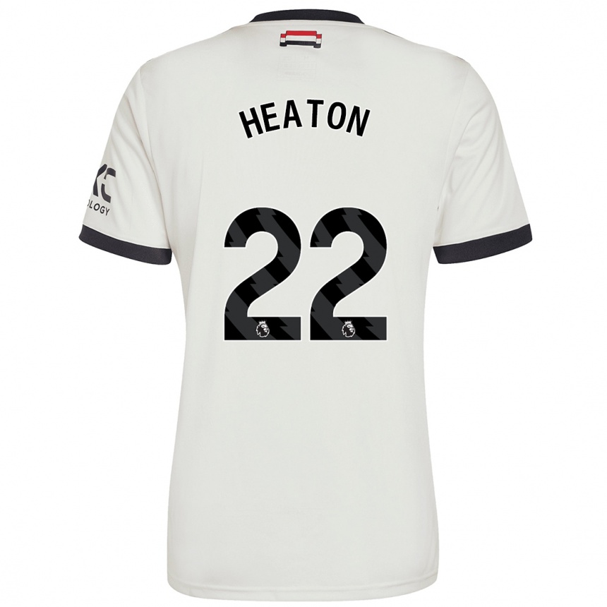 Niño Fútbol Camiseta Tom Heaton #22 Blanquecino Equipación Tercera 2024/25