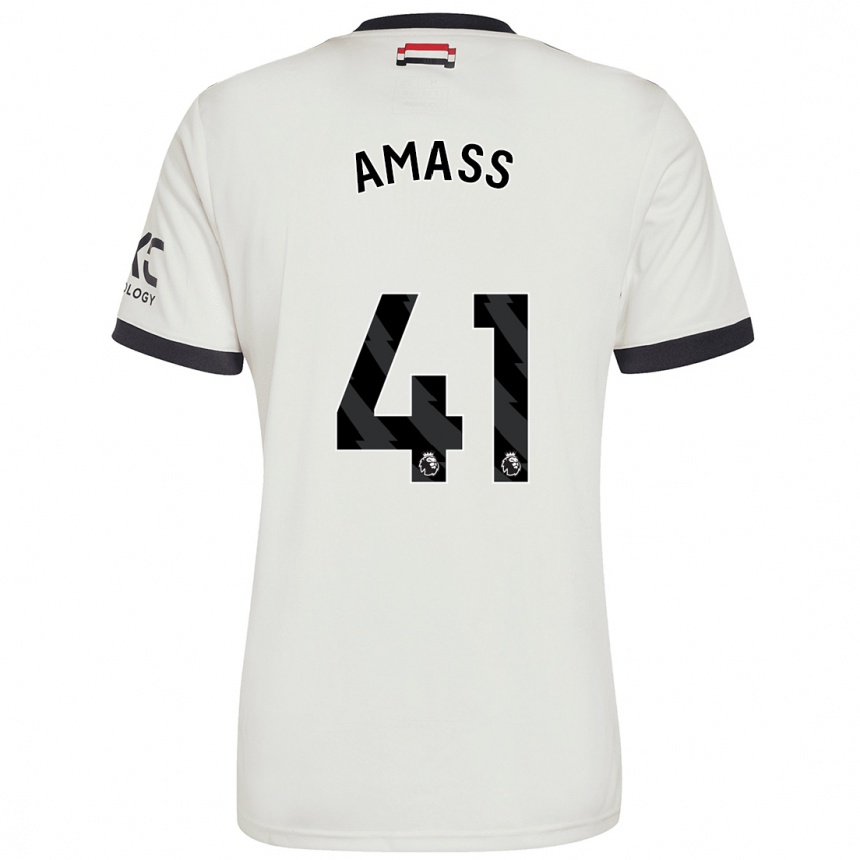 Niño Fútbol Camiseta Harry Amass #41 Blanquecino Equipación Tercera 2024/25