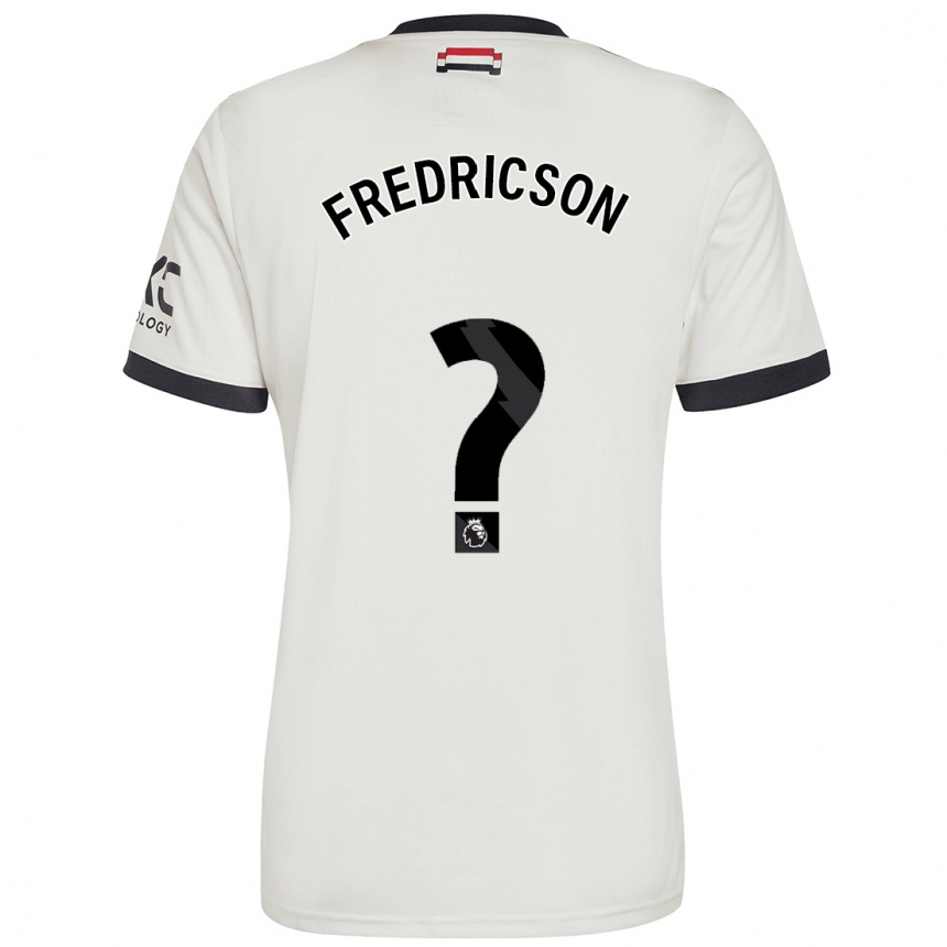 Niño Fútbol Camiseta Tyler Fredricson #0 Blanquecino Equipación Tercera 2024/25