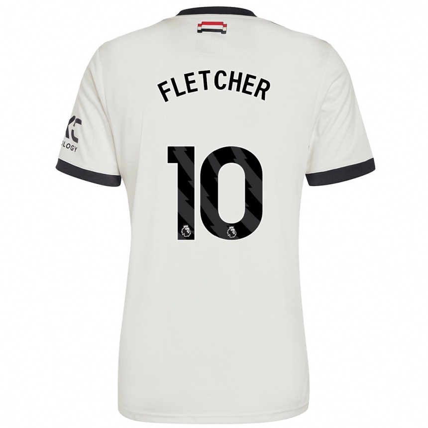 Niño Fútbol Camiseta Jack Fletcher #10 Blanquecino Equipación Tercera 2024/25