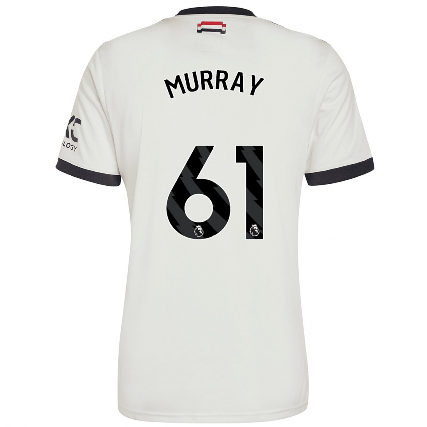 Niño Fútbol Camiseta Sam Murray #61 Blanquecino Equipación Tercera 2024/25