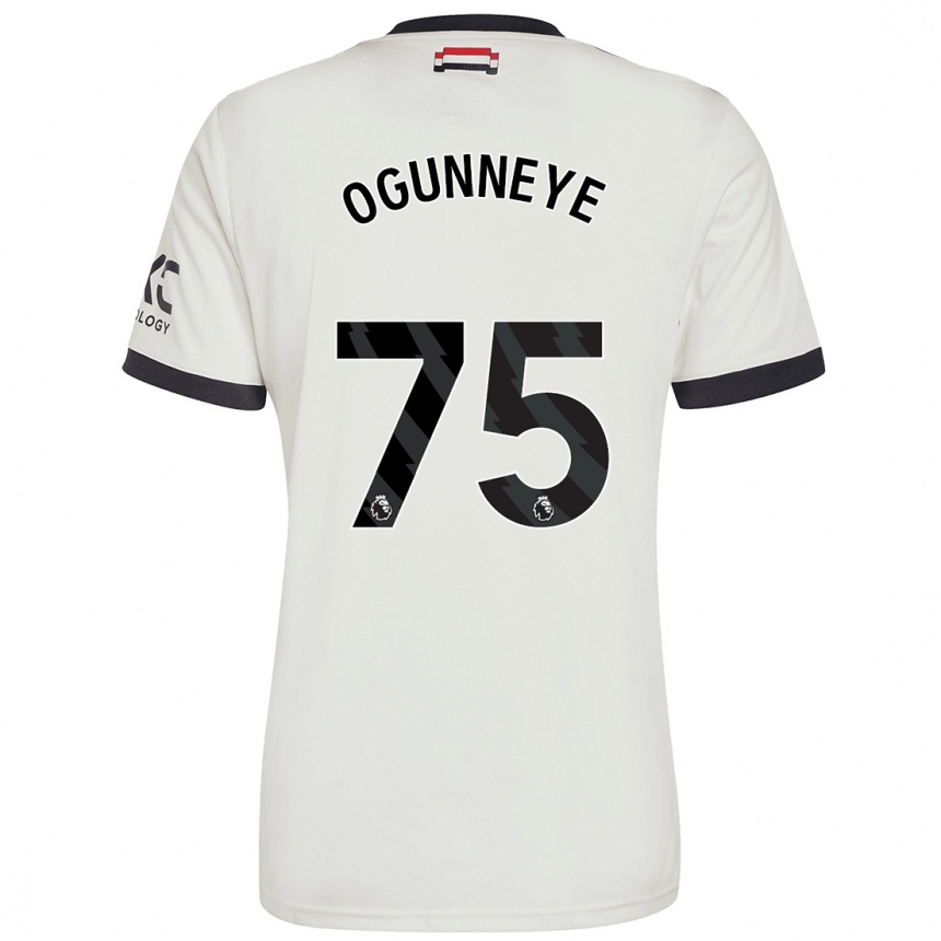 Niño Fútbol Camiseta Habeeb Ogunneye #75 Blanquecino Equipación Tercera 2024/25