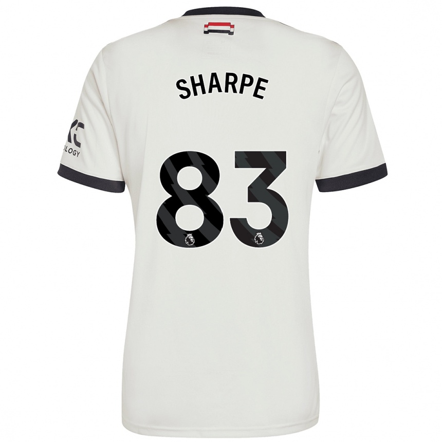 Niño Fútbol Camiseta Malachi Sharpe #83 Blanquecino Equipación Tercera 2024/25