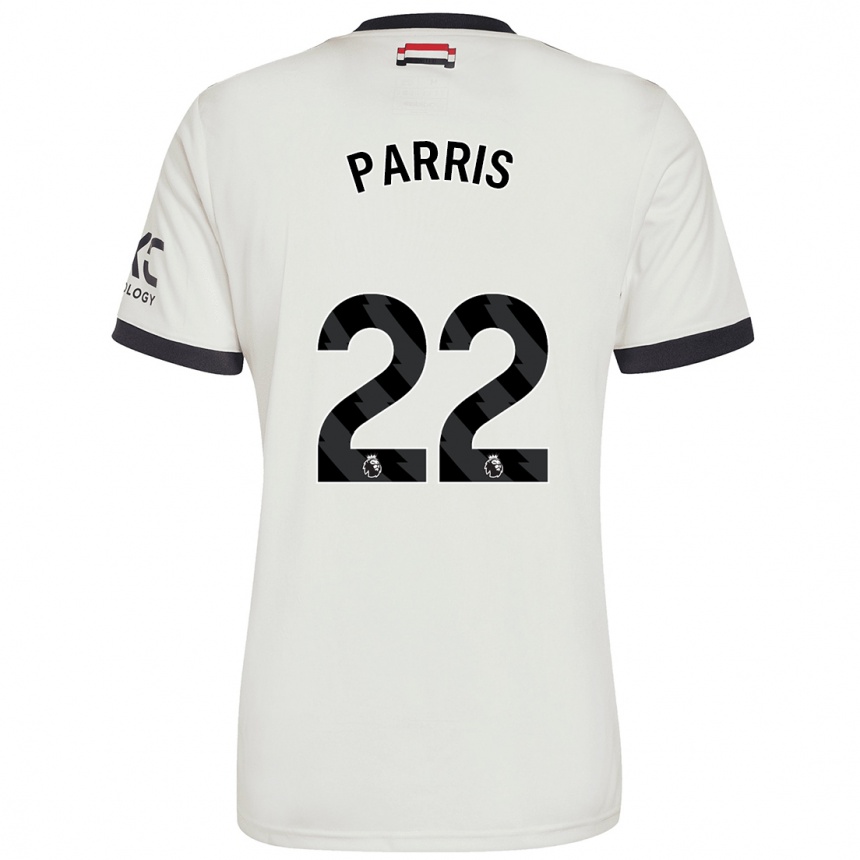 Niño Fútbol Camiseta Nikita Parris #22 Blanquecino Equipación Tercera 2024/25