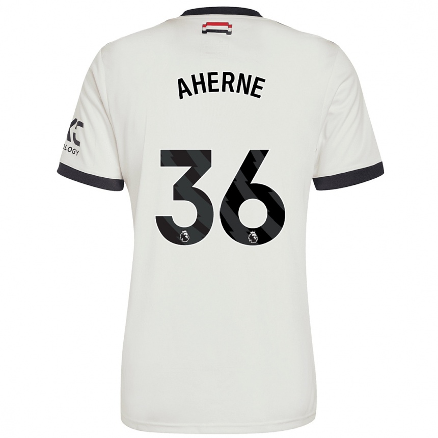 Niño Fútbol Camiseta Alyssa Aherne #36 Blanquecino Equipación Tercera 2024/25