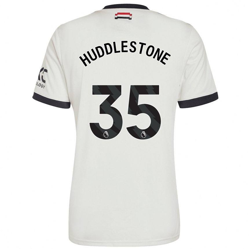 Niño Fútbol Camiseta Tom Huddlestone #35 Blanquecino Equipación Tercera 2024/25