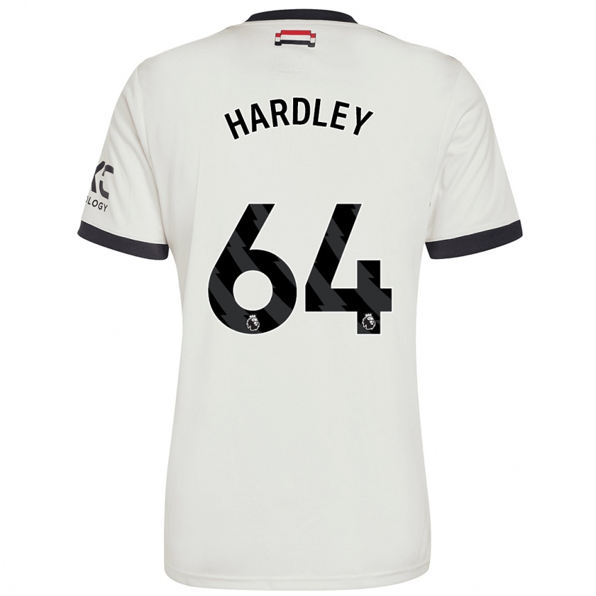 Niño Fútbol Camiseta Bjorn Hardley #64 Blanquecino Equipación Tercera 2024/25