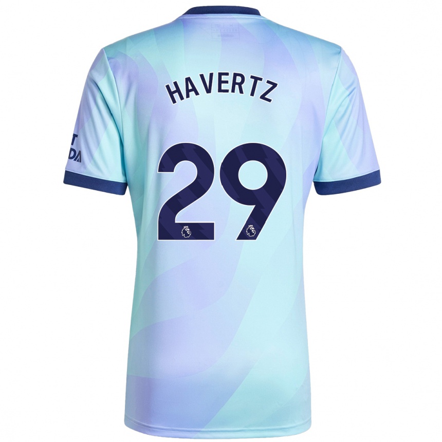 Niño Fútbol Camiseta Kai Havertz #29 Agua Equipación Tercera 2024/25