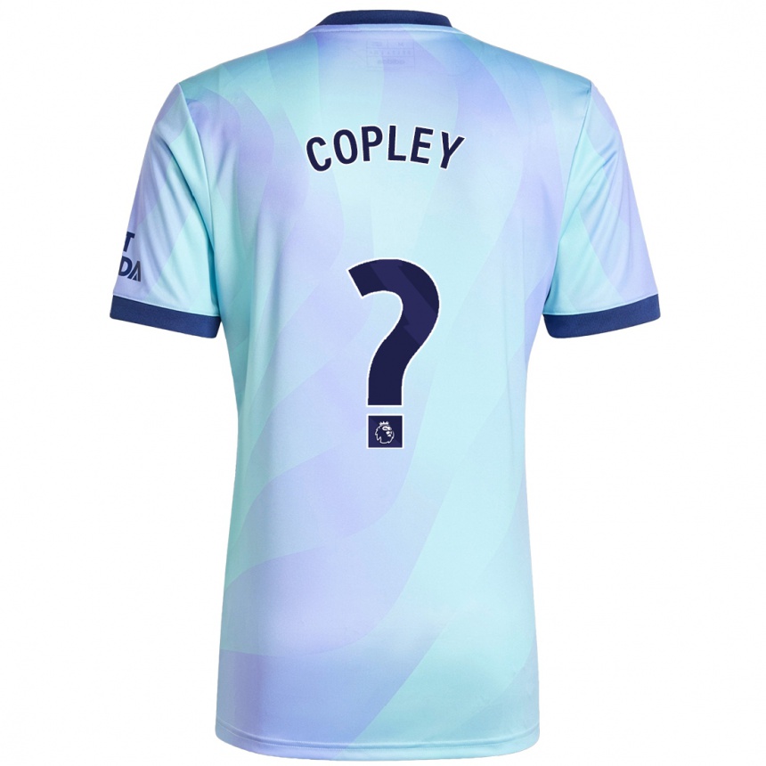 Niño Fútbol Camiseta Louie Copley #0 Agua Equipación Tercera 2024/25