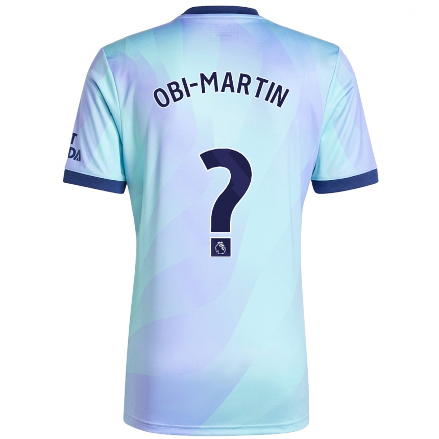 Niño Fútbol Camiseta Chido Obi-Martin #0 Agua Equipación Tercera 2024/25