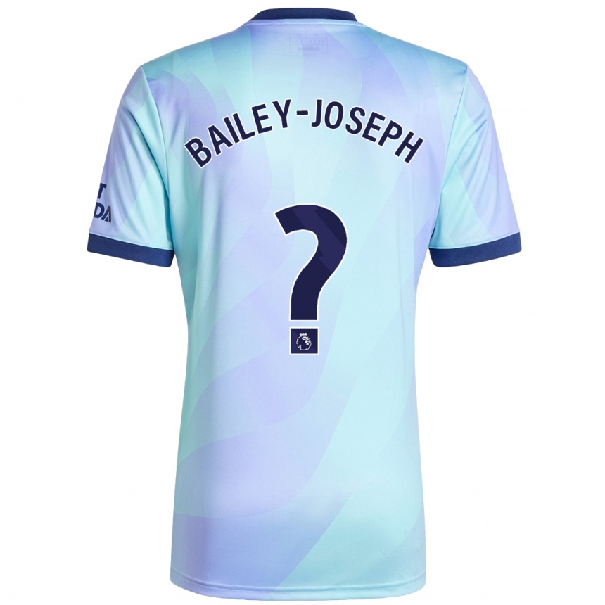 Niño Fútbol Camiseta Brando Bailey-Joseph #0 Agua Equipación Tercera 2024/25