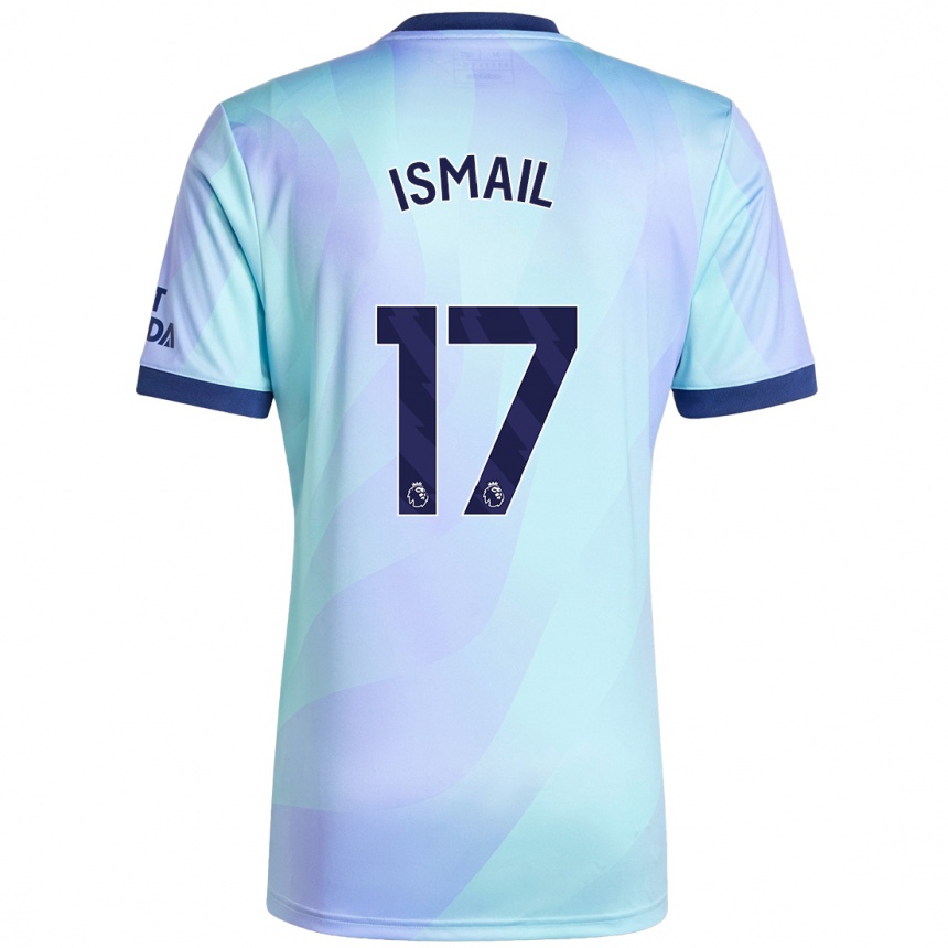 Niño Fútbol Camiseta Cam'ron Ismail #17 Agua Equipación Tercera 2024/25