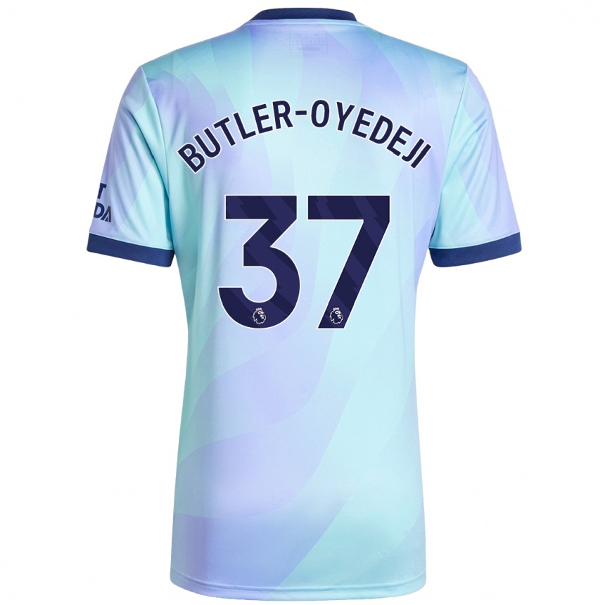 Niño Fútbol Camiseta Nathan Butler-Oyedeji #37 Agua Equipación Tercera 2024/25