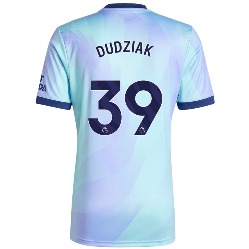 Niño Fútbol Camiseta Harrison Dudziak #39 Agua Equipación Tercera 2024/25