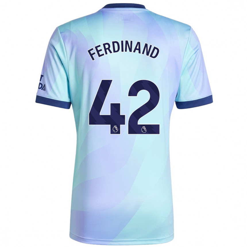 Niño Fútbol Camiseta Seb Ferdinand #42 Agua Equipación Tercera 2024/25