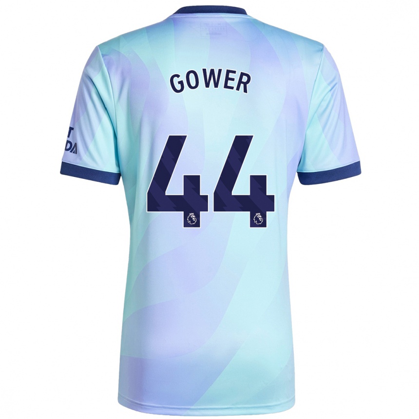 Niño Fútbol Camiseta Jimi Gower #44 Agua Equipación Tercera 2024/25