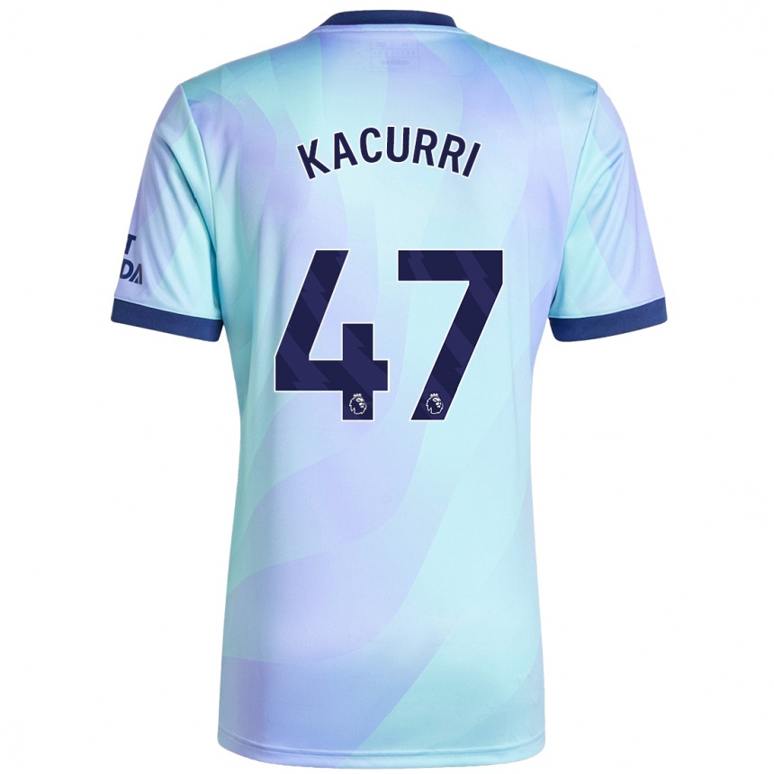 Niño Fútbol Camiseta Maldini Kacurri #47 Agua Equipación Tercera 2024/25