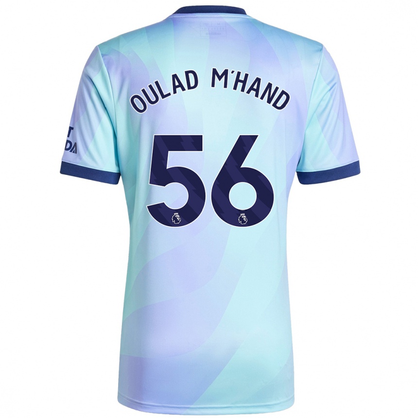 Niño Fútbol Camiseta Salah-Eddine Oulad M'hand #56 Agua Equipación Tercera 2024/25