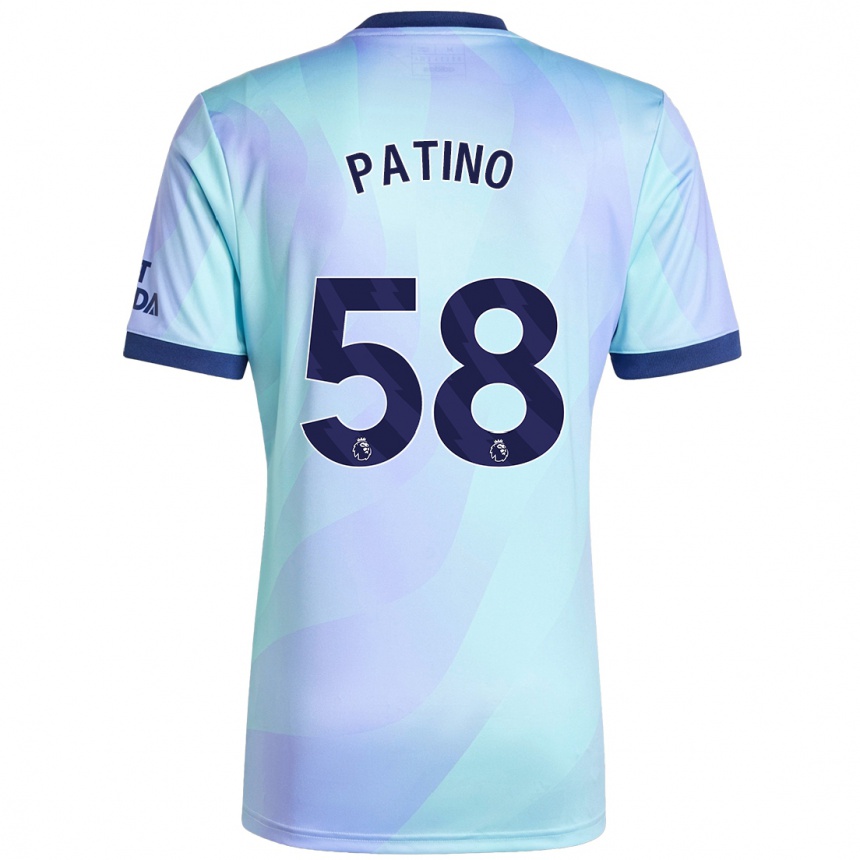 Niño Fútbol Camiseta Charlie Patino #58 Agua Equipación Tercera 2024/25